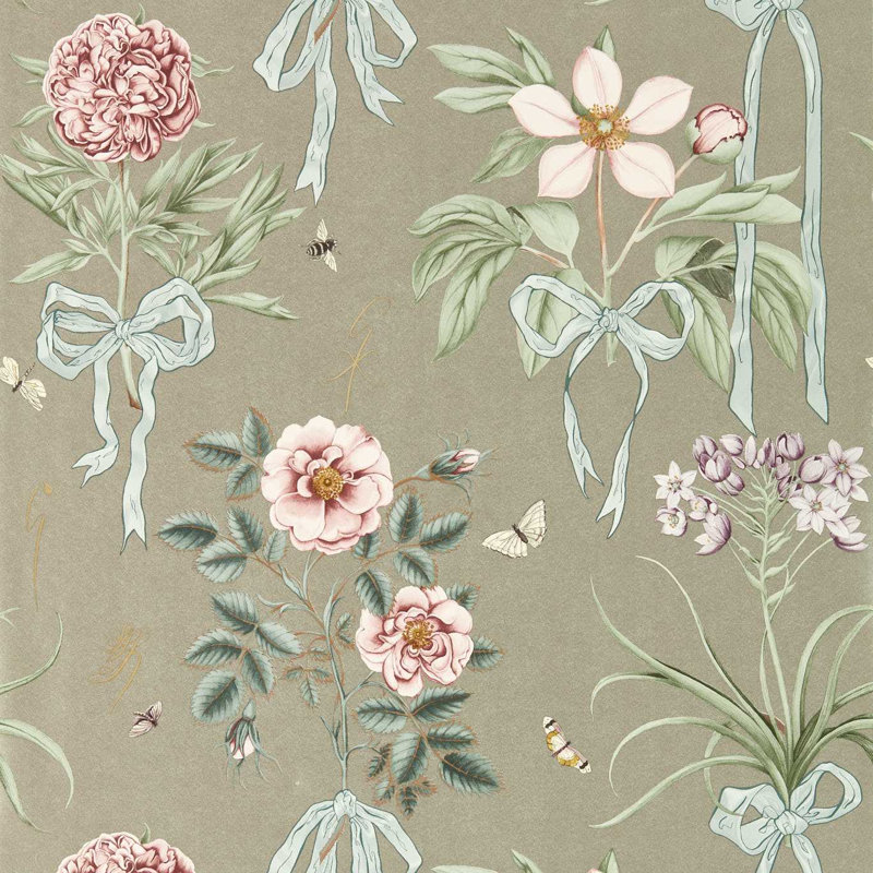 Giles Deacon Cupid's Beau Wallpaper, Florin/Madder