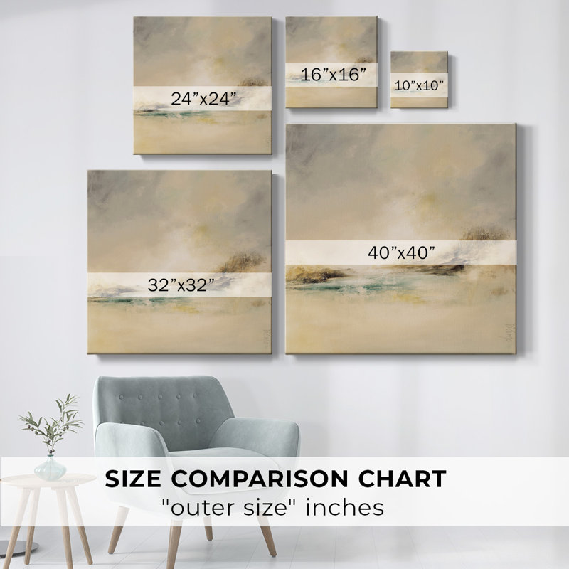 «Abstract Sky», impression sur toile tendue, H 8 po x l 8 po x P 1,5 po