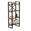 Bibliothèque étagère en métal H 59,06 "x l 27,99" Hallsville