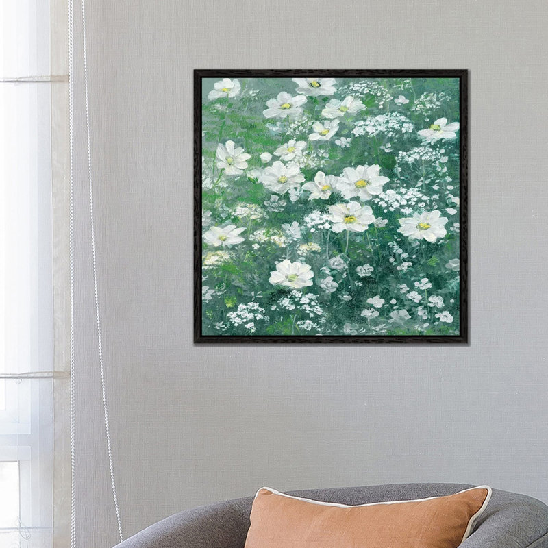 Springtime Garden by Sally Swatland - Gallery-Wrapped Canvas Giclée on Canvas, Black Framed, 66.04 cm H x 66.04 cm W