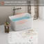 Baignoire carrée autoportante en acrylique de 49 po de forme carrée, bain de trempage japonais, drain rapide, finition teintée
