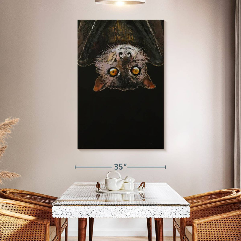 Brampt Bat, 51" H x 34" W