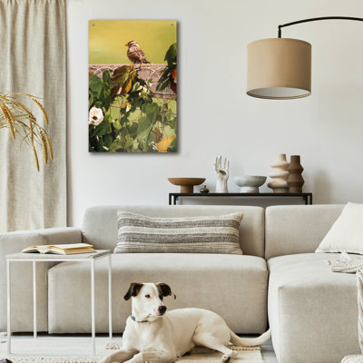 «Morning Glory» par Ron Parker, art mural en verre acrylique