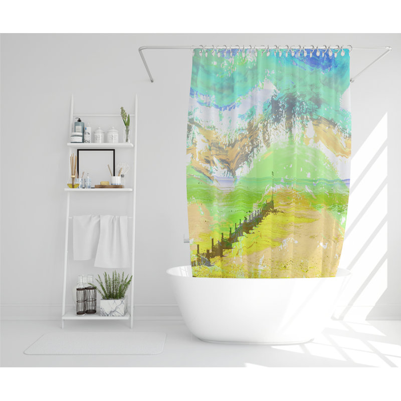 Dimitria Polyester Shower Curtain Set