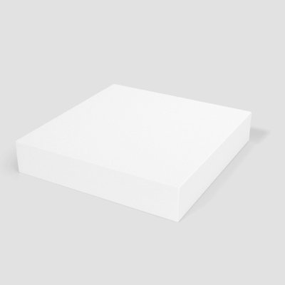 Paquet de 4 insert en mousse de remplacement haute densité 28,5 x 28,5 x 5 pouces pour chaise de patio, repose-pieds, banc, canapé et sièges de jardin