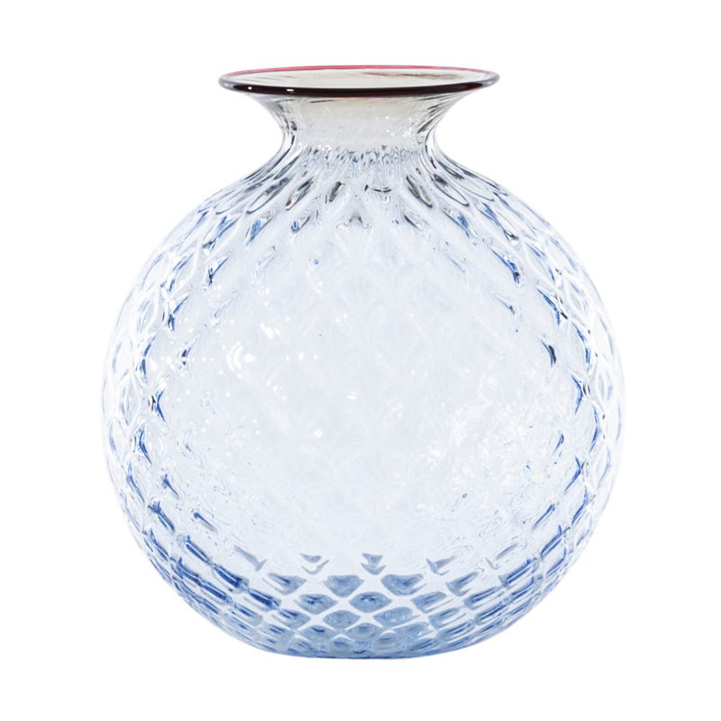 Venini Monofiore Balloton, 6.5" H x 5.51" W x 5.51" D, Straw Yellow