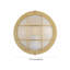 Luminaire d'extérieur en verre givré Delacour Gold 7,87 po H
