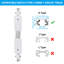 Connecteur flexible pour rail Vectis H, accessoire de rail à circuit unique, blanc