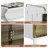 Abdullah 52.76" Foldable Plastic Storage Cabinet with Clear Doors and Removable Shelves-1054414550