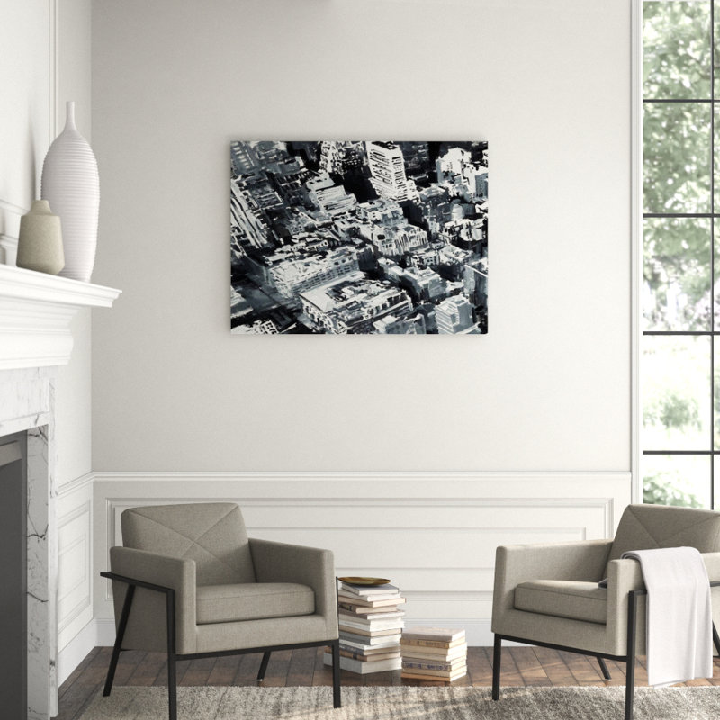 New York II Print by Paul Ngo, Image Brush Gel, 40" H x 53" W