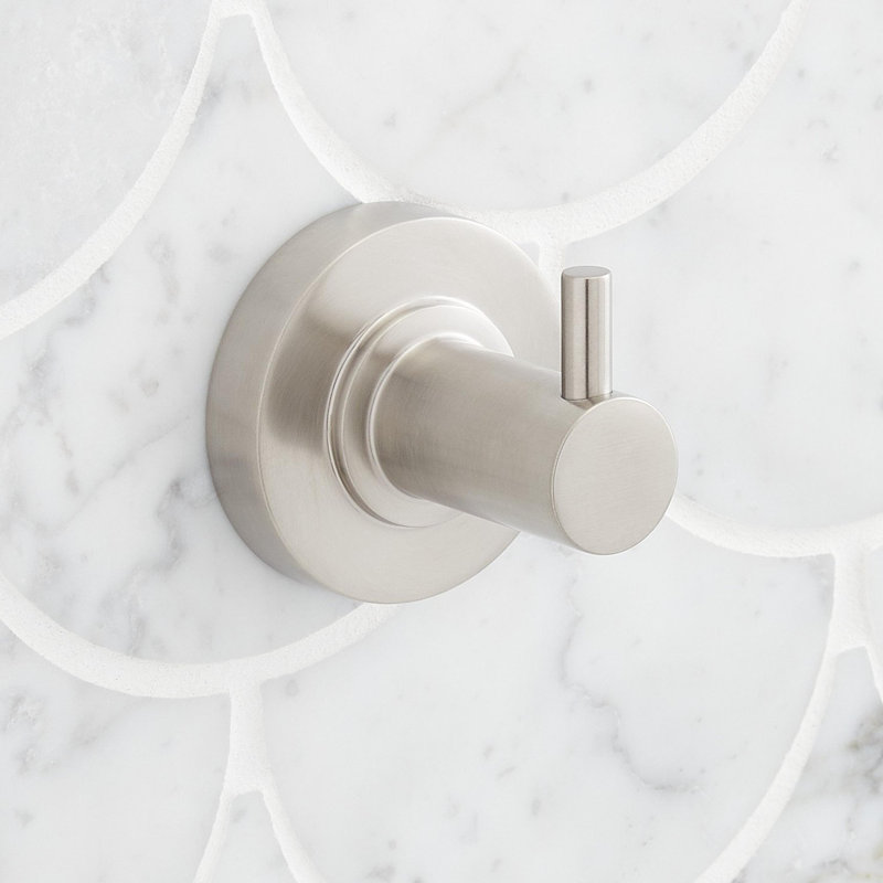Lexia Single Robe Hook, Brushed Nickel