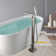 Floor Tub Spout with Diverter