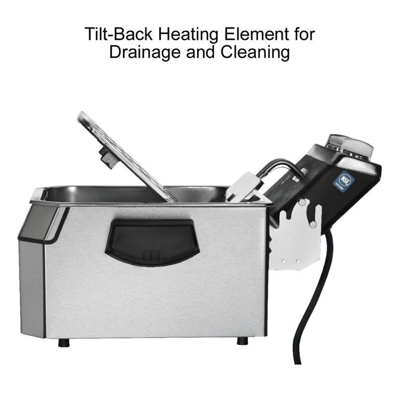 Waring 1800 Watt 5 3 Basket Deep Fryer with Timer
