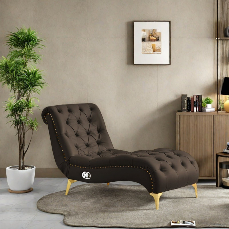 Chaise multifonctionnelle et confortable, Café foncé