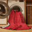 Machine Washable Solid Red Area Rug-990201947