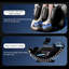 Fauteuil de massage électrique noir multifonctionnel ergonomique