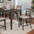 Fall Gray 7 Piece Dining Set