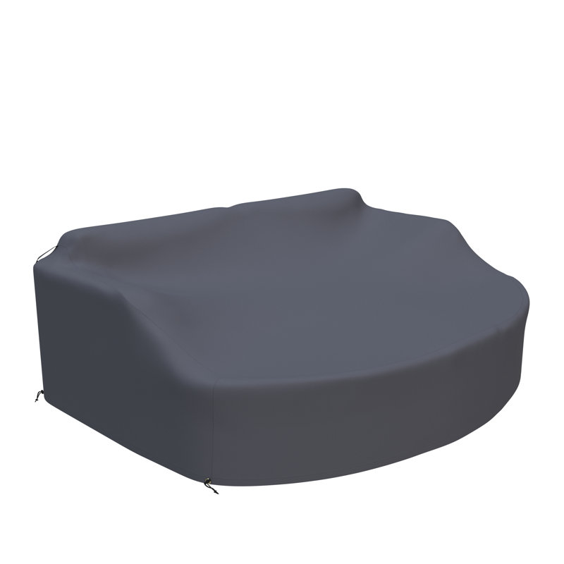 Anazco 88.98" Wide Outdoor Wicker Patio Daybed Cover