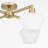 Monsita Glass Semi Flush Mount-748440734