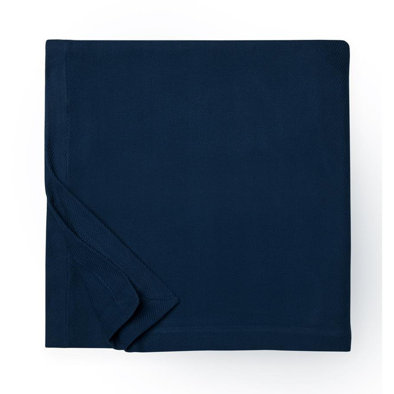 Allegra Hand Woven Blanket, Navy, King