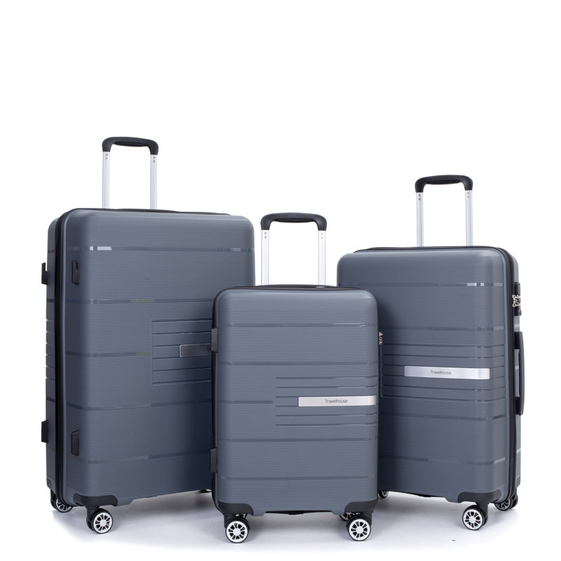 Ensemble de valises Hardshell avec verrou TSA et roulettes pivotantes à 360 °