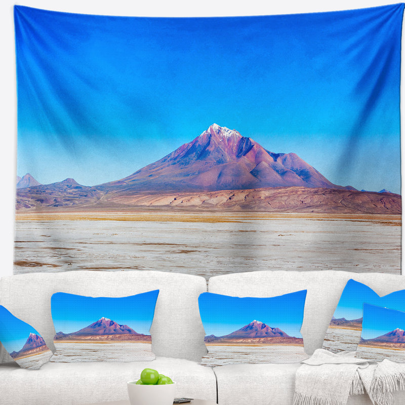 Tapisserie panorama seascape altiplano near uyuni, H 32 po x l 39 po