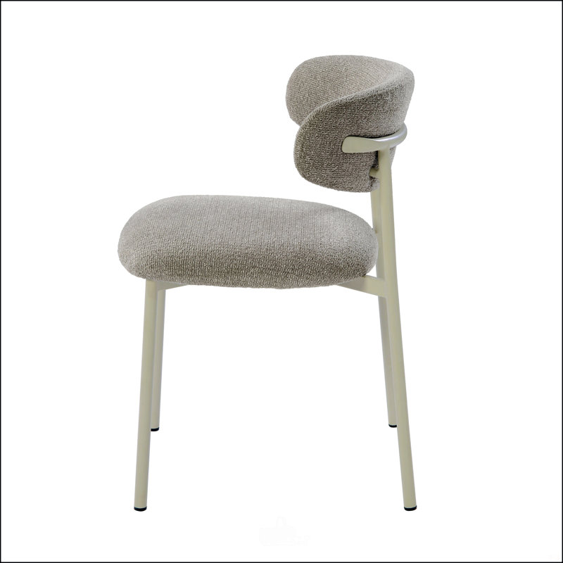 Chaise d'appoint à finition grise