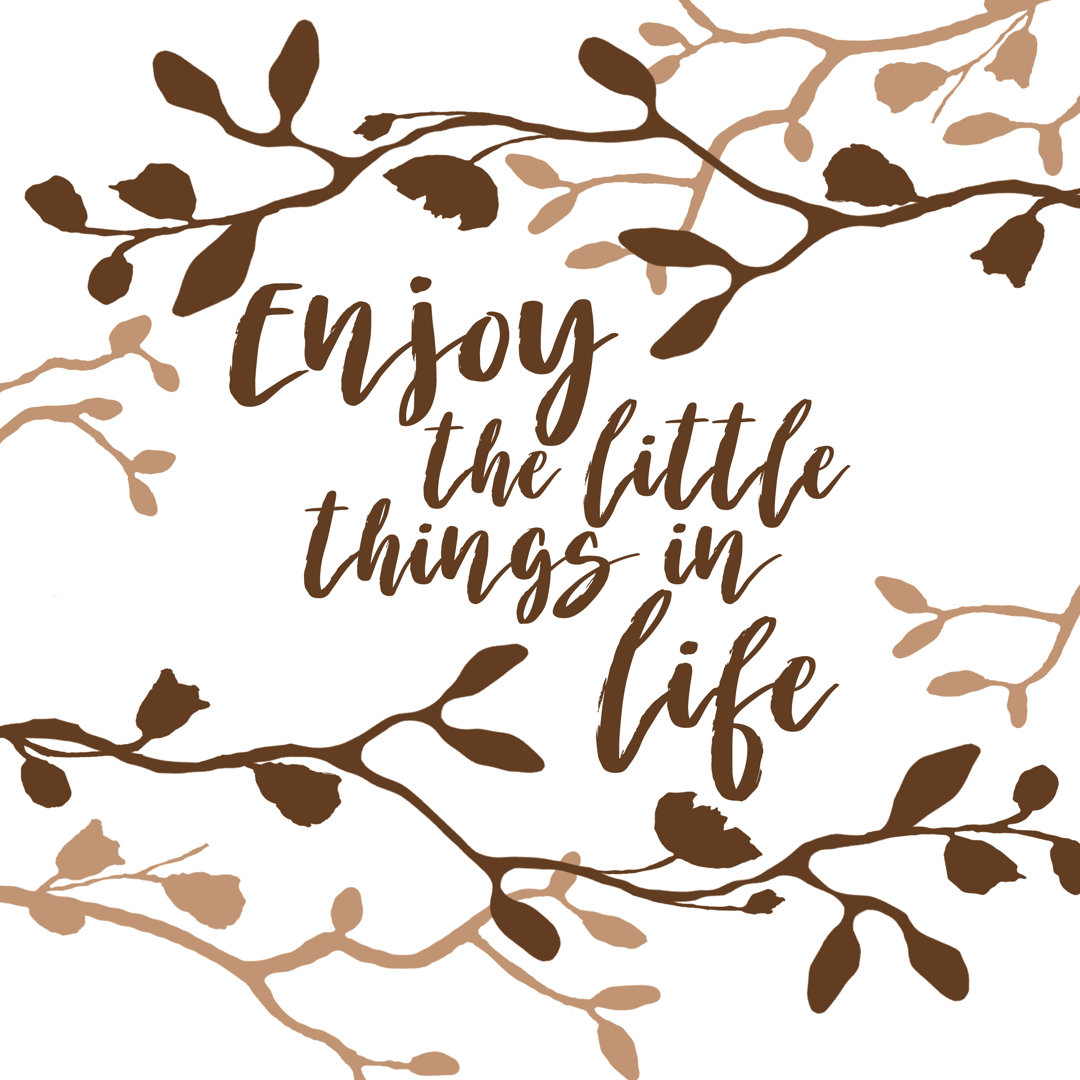 Little Things In Life - Wrapped Canvas Print