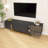 Light Luxury TV Stand For Tvs Up To 70 Inches, Modern TV Cabinet With Metal Legs, 1 Drawer, 2 Cabinets And Adjustable Shelves,Black-1538659932
