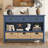 Console Table Sofa Table Buffet Cabinet With Storage Drawers-1331691758