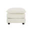 Chenille avec une éponge de qualité, offre un repose-pieds de relaxation en blanc, et durable, pratique