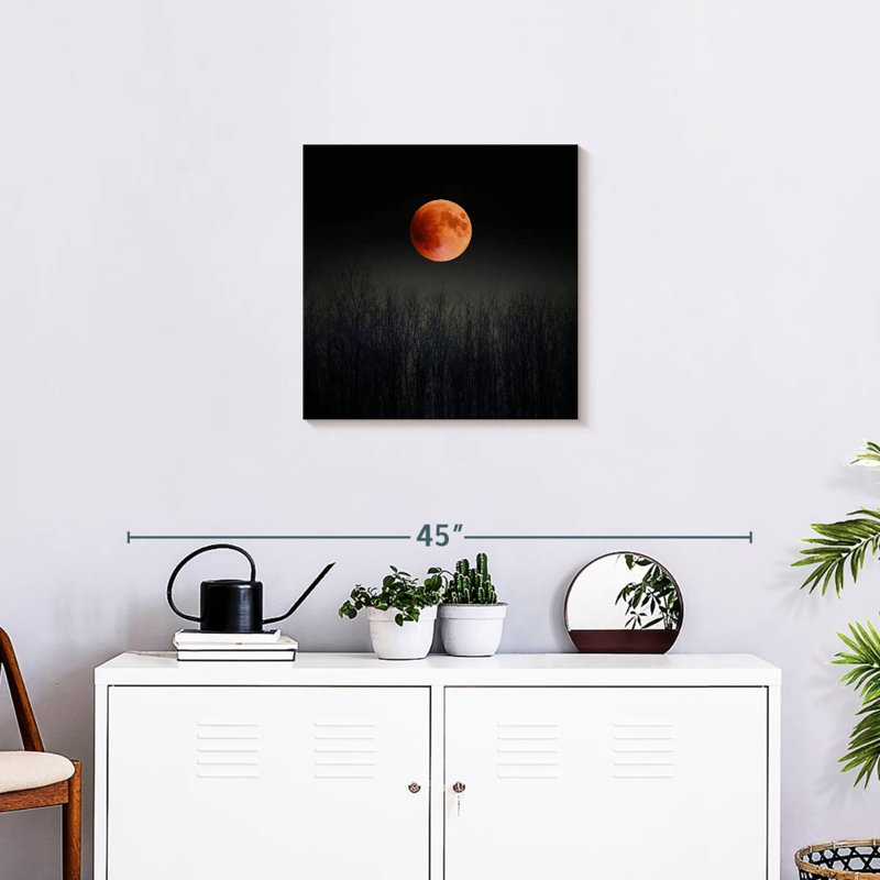Oberle Mystical Blood Moon, 20" H x 20" W