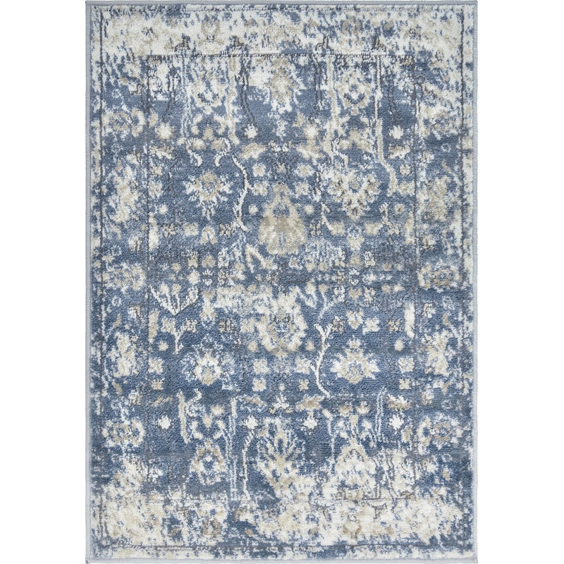 Geddis Ikat Indoor Rug, Rectangle 2'2" x 3'