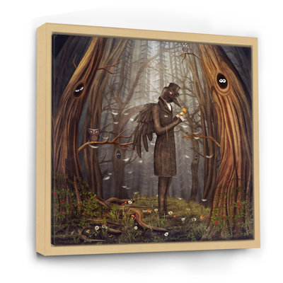 " Raven Man In Forest "