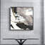 Peinture à l'huile peinte à la main, abstrait noir et blanc, peinture suspendue décorative de salon-701059094-701059560