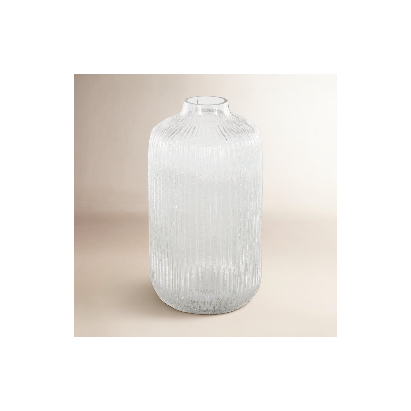 Perry Glass Table Vase, 11" H x 5.8" W x 5.8" D