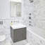R3 Series Recessed or Surface Mount Frameless Medicine Cabinet with 4 Adjustable Shelves-2095699805-2095699800
