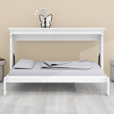 Lit escamotable pliable qui se plie dans une armoire