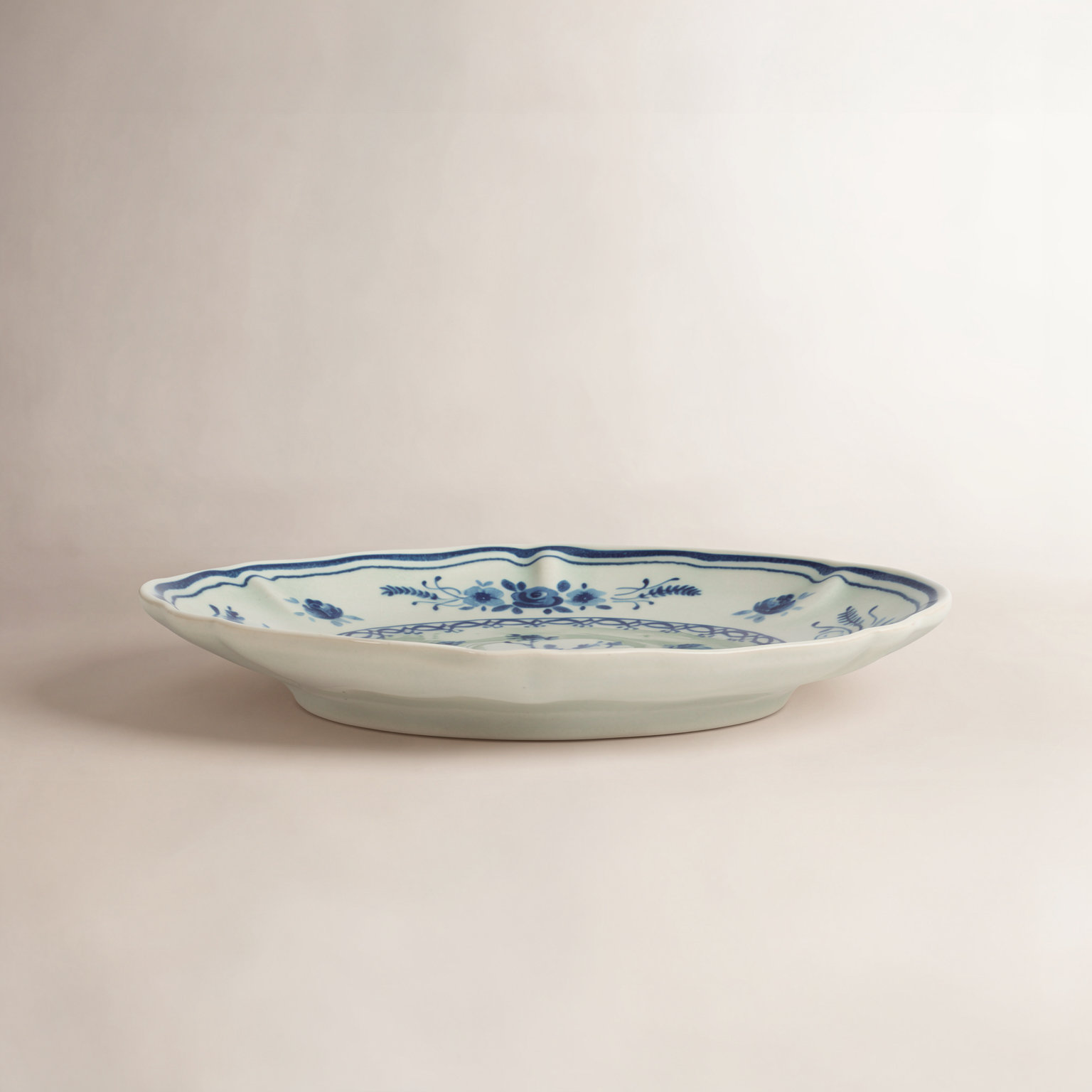 Vila 7" Appetizer Plate, Blue/Olive