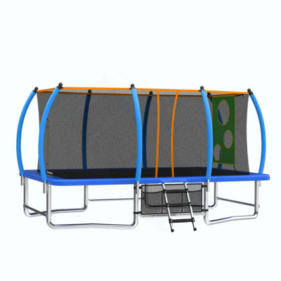 Outdoor Square Trampolines for Kids Adults Long Rectangular Tumbling Trampoline