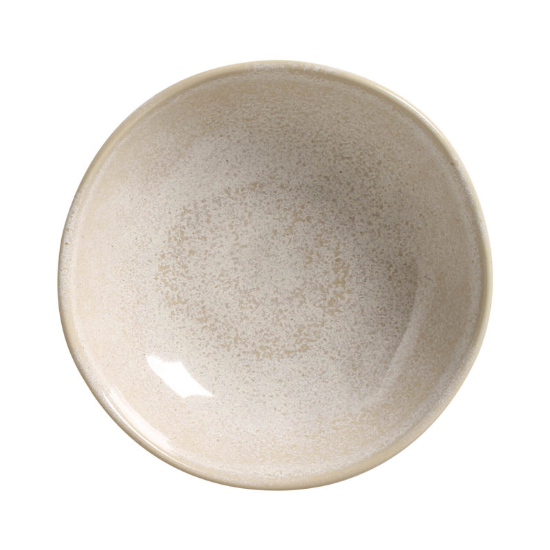 Bol à céréales en céramique 17,6 oz Leeara - Va au micro-ondes, au four et au lave-vaisselle, Latte