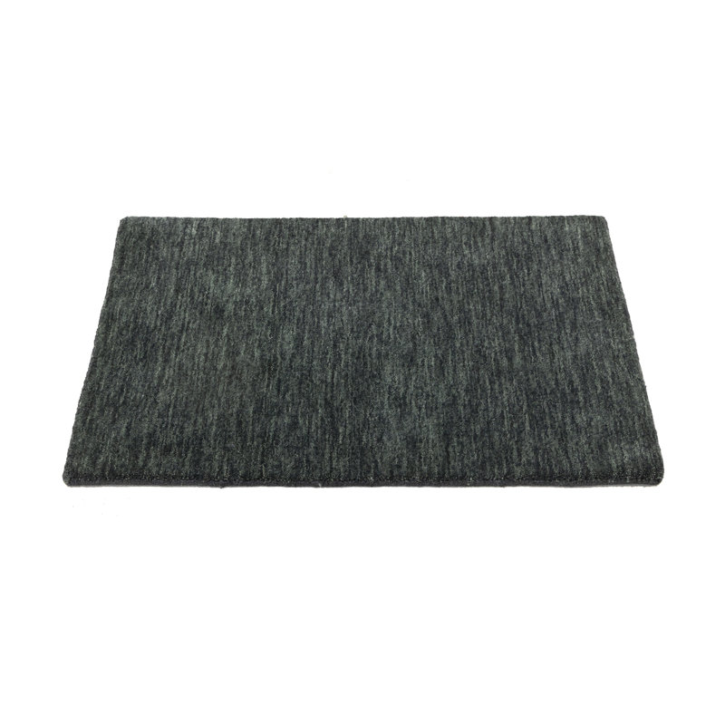 Greilickville Hand Loomed Gabbeh Rug, 100% Wool, Solid Color, Fade & Stain Resistant, Durable, All Sizes, India-Made.