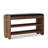 Retro-Style Black Walnut Two-Layer Shoe Rack For Storage And Shoe Changing Bench