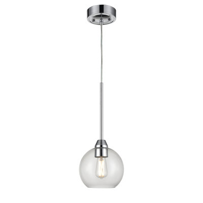 Luminaire sphère suspendu 1 lumières simple Pevensey