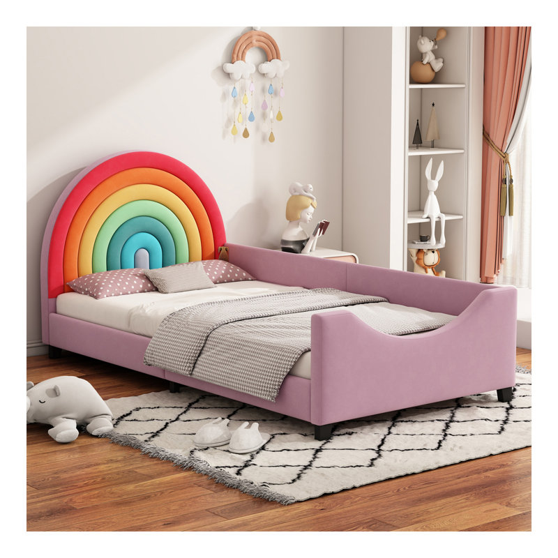 Lit de jour simple rembourré Rainbow