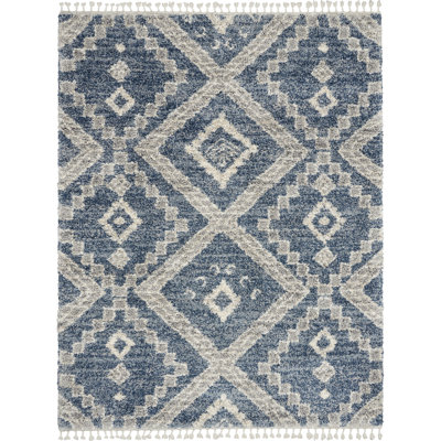 Tapis scandinave à poils longs Drusilla