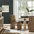 Emory Vegan Leather Dining Side Chair-117628606