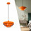 Luminaire suspendu industriel réglable à 1 lumière avec abat-jour en métal 3 couches, lampe suspendue vintage pour le salon