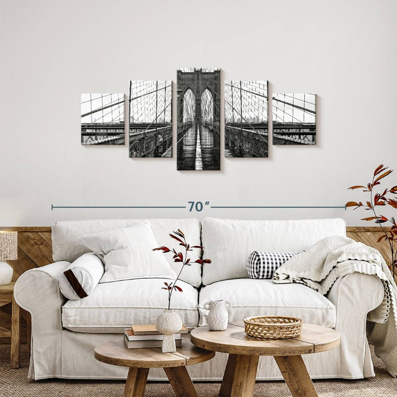 Brooklyn Bridge Alley, H 24 po x l 55 po