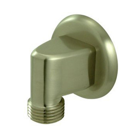 Brass Supply Elbow, Satin Nickel